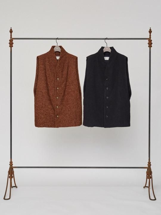 【予約商品】TROVE / LASSE VEST / CAMEL BROWN photo