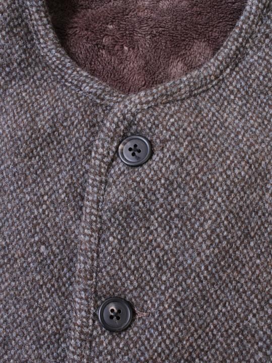 TROVE / KISSA VEST / GRAY BROWN photo