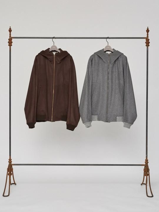 TROVE / POROMIES HOODED BLOUSON / BROWN photo