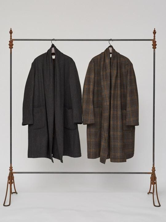 【予約商品】TROVE / MID SUMMER COAT / BROWN CHECK photo
