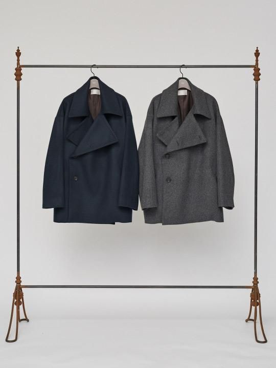 【予約商品】TROVE / MJUK WIDE P-COAT / GRAY photo