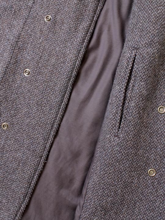 【予約商品】TROVE / KISSA HOODED COAT / GRAY BROWN photo
