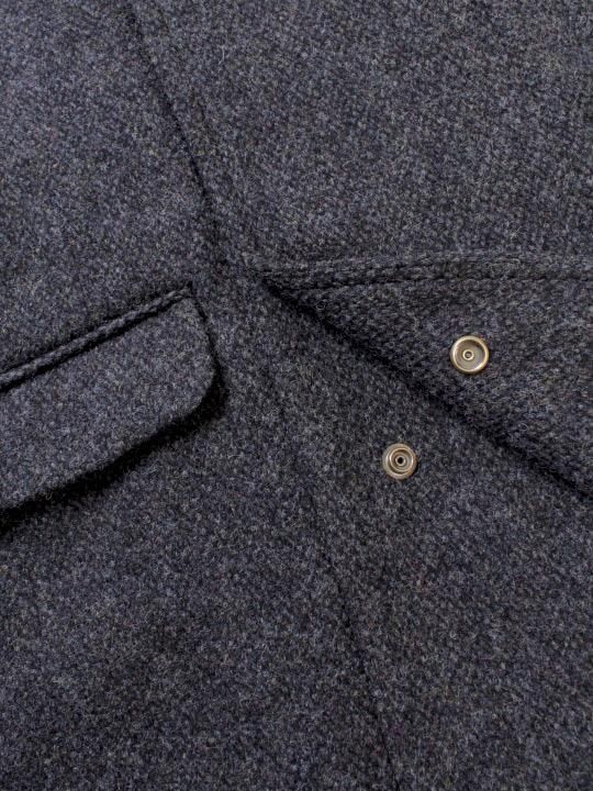 【予約商品】TROVE / KISSA HOODED COAT / MIX CHARCOAL photo