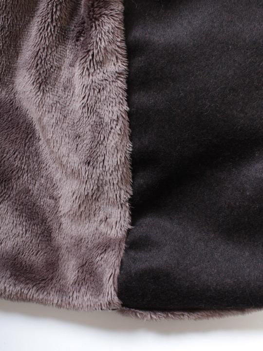 【予約商品】TROVE / POROMIES LOOP MUFFLER / DARK BROWN photo