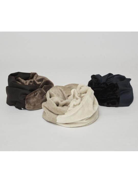 【予約商品】TROVE / POROMIES LOOP MUFFLER / DARK BROWN photo