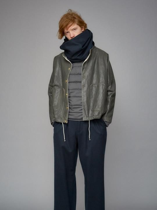 TROVE / POROMIES LOOP MUFFLER / DARK GREEN photo