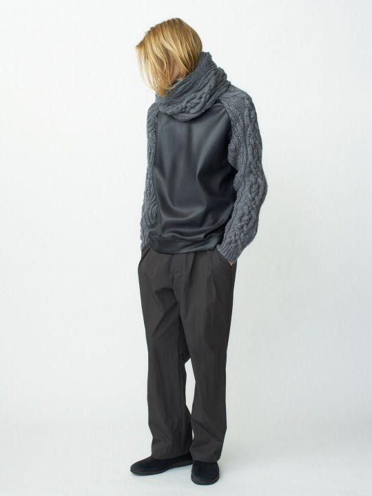 【予約商品】TROVE / KASI KNIT LOOP MUFFLER / GRAY photo