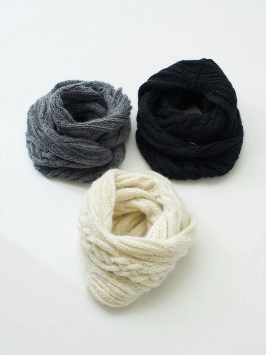 【予約商品】TROVE / KASI KNIT LOOP MUFFLER / GRAY photo