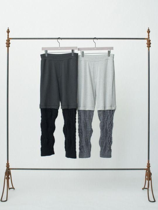 【予約商品】TROVE / KASI KNIT PANTS / BLACK photo