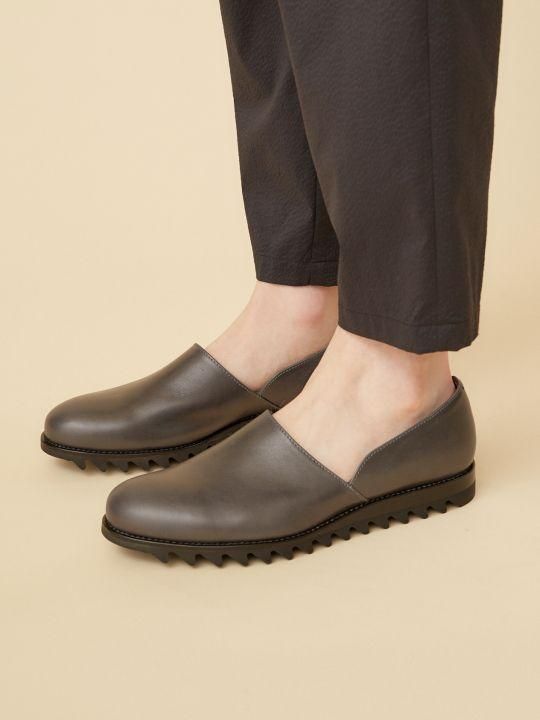 TROVE / PAINO LEATHER SHOES / CHARCOAL photo