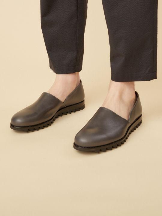 TROVE / PAINO LEATHER SHOES / CHARCOAL photo