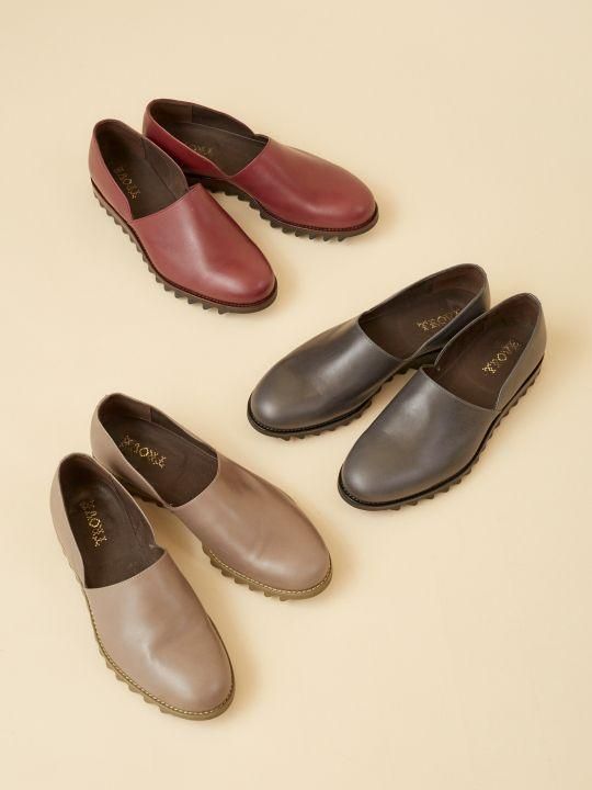 TROVE / PAINO LEATHER SHOES / CHARCOAL photo