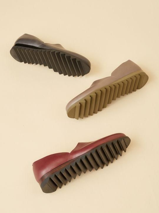 TROVE / PAINO LEATHER SHOES / CHARCOAL photo