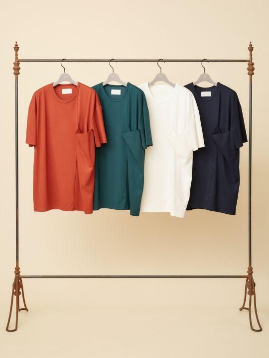 TROVE / WIDE POCKET TEE / WHITE photo