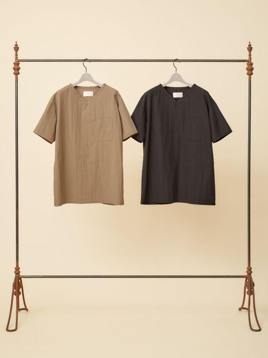 TROVE / ALUS V-NECK / MOCHA GRAY photo