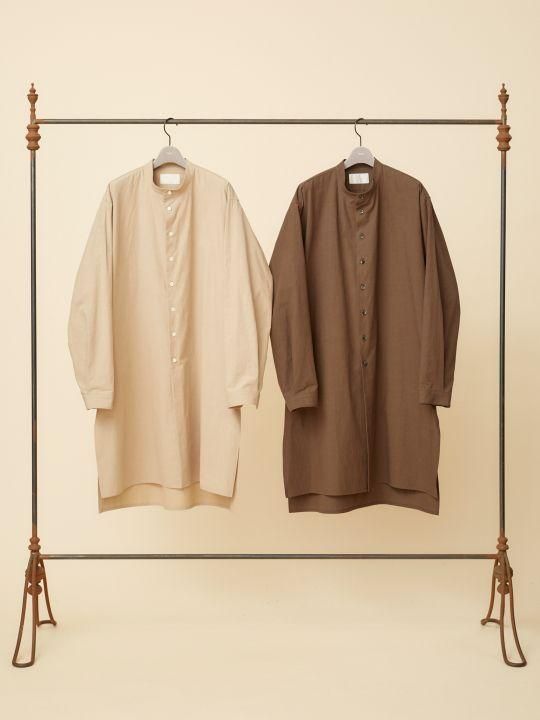 TROVE / DECADENCE LONG SHIRT / SAND BEIGE photo