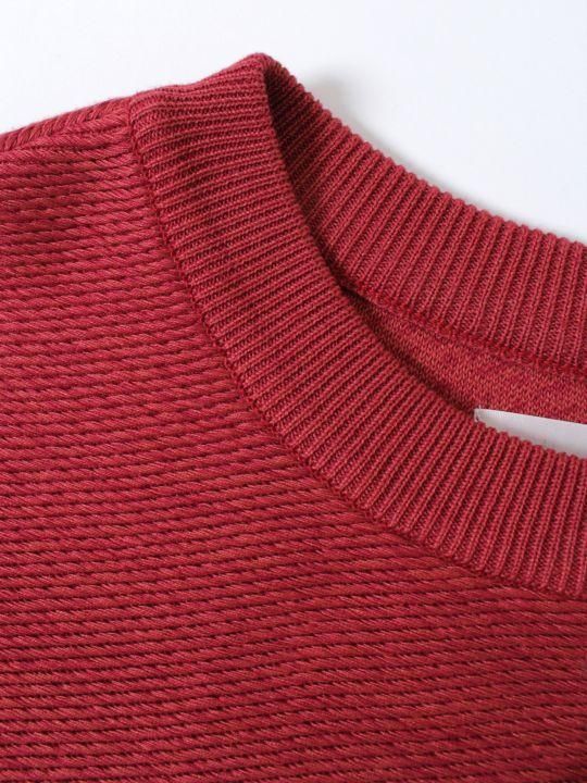TROVE / LANDSCAPE KNIT / RASPBERRY RED photo
