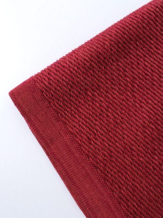 TROVE / LANDSCAPE KNIT / RASPBERRY RED photo