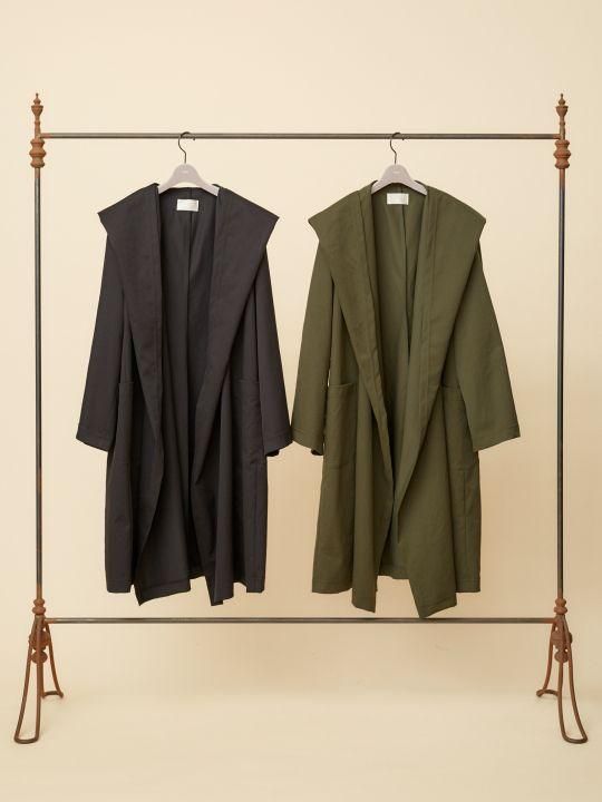 TROVE / KANGAS HOODED COAT / KHAKI photo