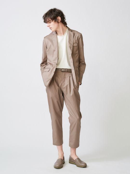 TROVE / SULKA LEATHER BELT / GRAY photo