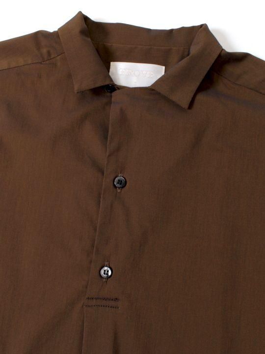 【予約商品】TROVE / VALO PULLOVER SHIRT / BROWN photo