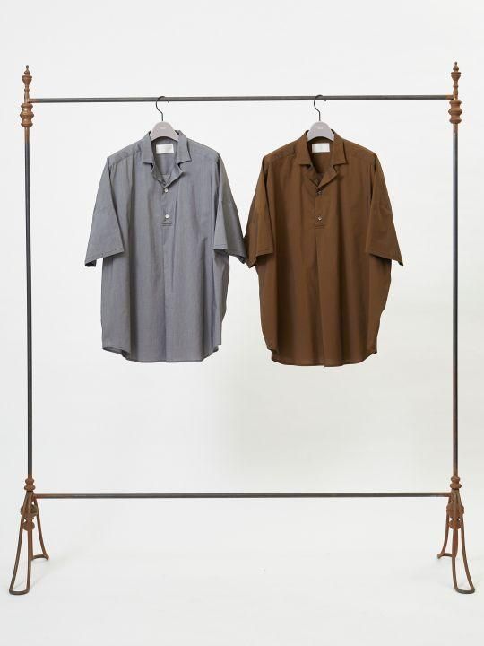 【予約商品】TROVE / VALO PULLOVER SHIRT / BROWN photo