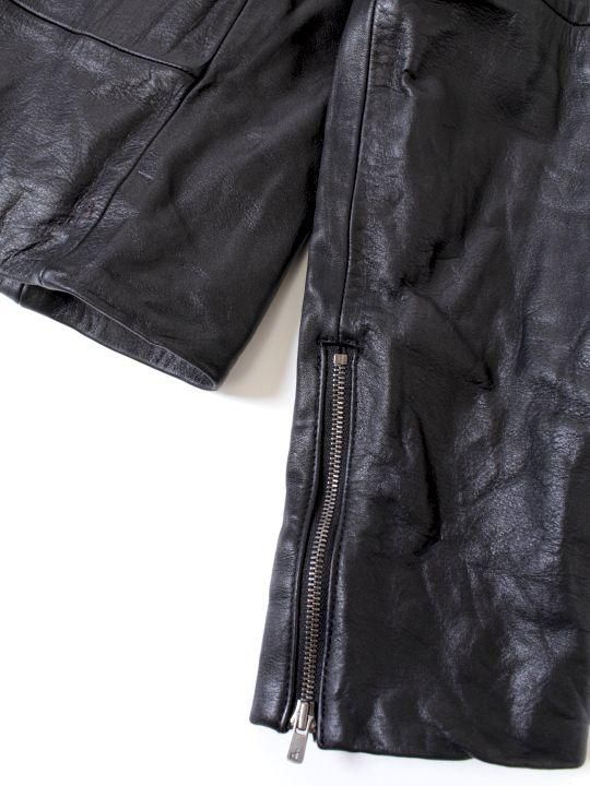 【予約商品】TROVE / SOLUMN LEATHER BLOUSON TYPE-2 / BLACK photo
