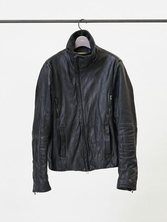 【予約商品】TROVE / SOLUMN LEATHER BLOUSON TYPE-2 / BLACK photo
