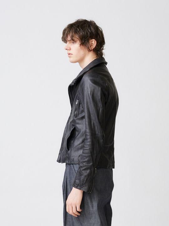【予約商品】TROVE / SOLUMN LEATHER BLOUSON TYPE-2 / BLACK photo