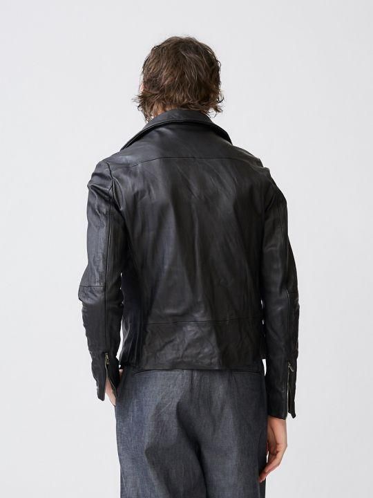 【予約商品】TROVE / SOLUMN LEATHER BLOUSON TYPE-2 / BLACK photo