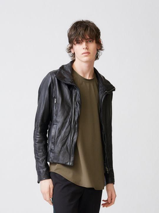 【予約商品】TROVE / SOLUMN LEATHER BLOUSON TYPE-2 / BLACK photo