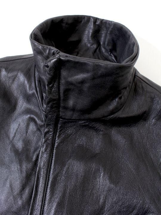 【予約商品】TROVE / SOLUMN LEATHER BLOUSON TYPE-2 / BLACK photo