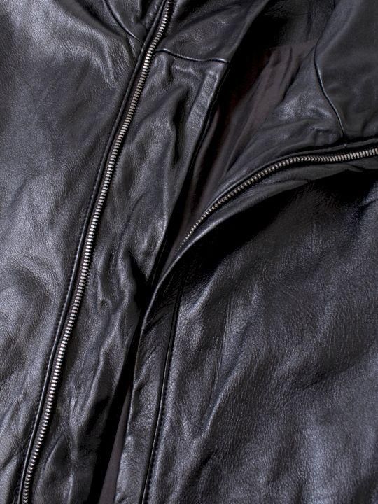 【予約商品】TROVE / SOLUMN LEATHER BLOUSON TYPE-2 / BLACK photo