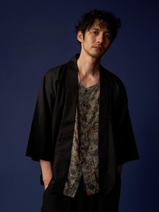 和ROBE / SATIN HANTEN / BLACK photo