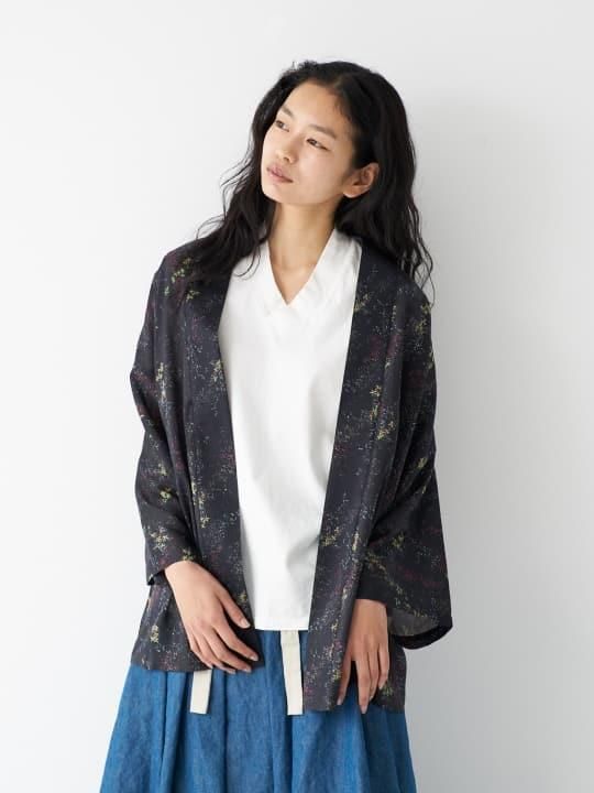 【予約商品】和ROBE / LIBERTY HANTEN / BLACK photo