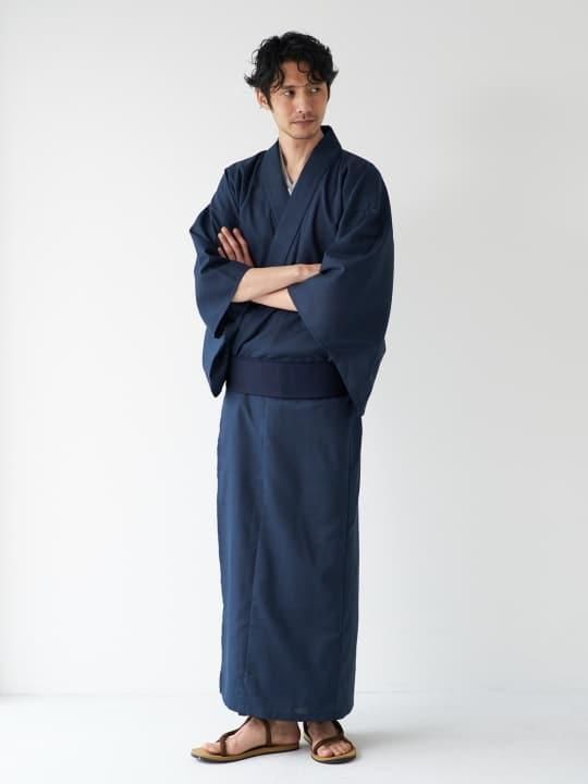 【予約商品】和ROBE / DRY SERGE YUKATA / NAVY photo