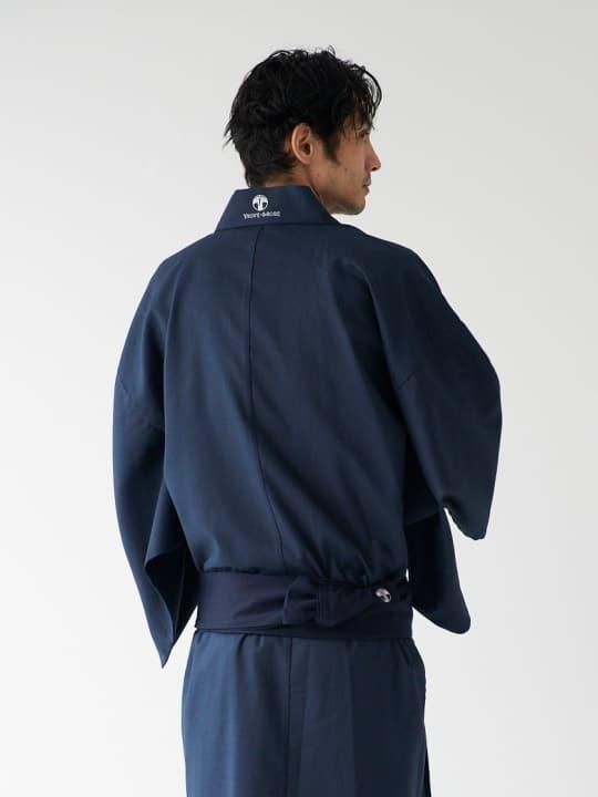 【予約商品】和ROBE / DRY SERGE YUKATA / NAVY photo