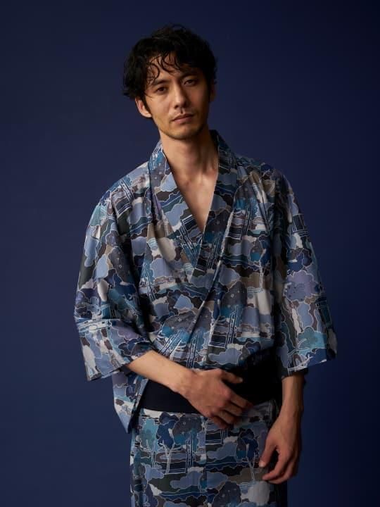 【予約商品】和ROBE / LIBERTY YUKATA / BLUE photo
