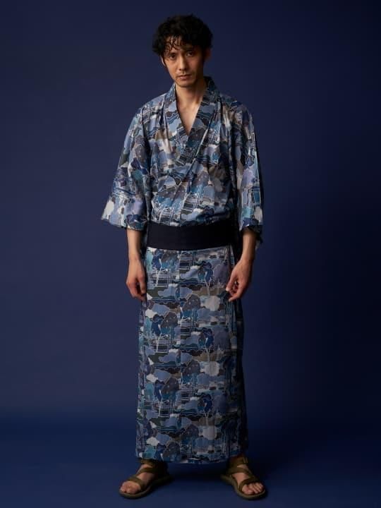 【予約商品】和ROBE / LIBERTY YUKATA / BLUE photo