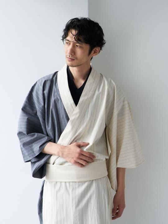 【予約商品】和ROBE / MULTI-COLOR YUKATA / STRIPE photo
