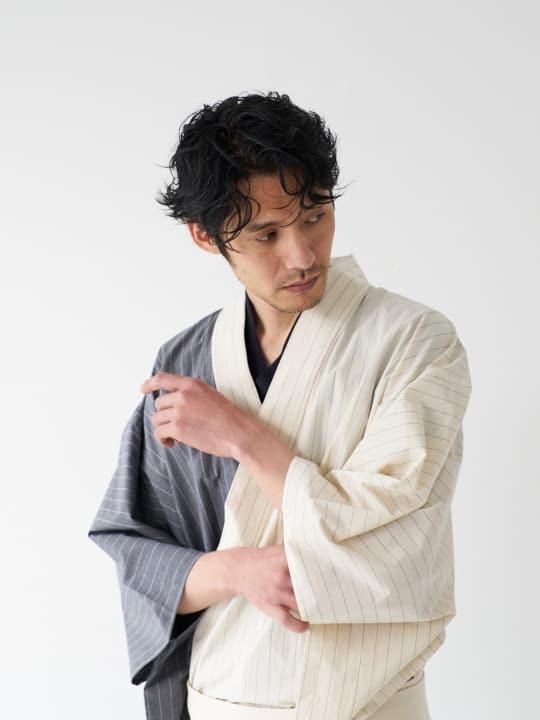 【予約商品】和ROBE / MULTI-COLOR YUKATA / STRIPE photo