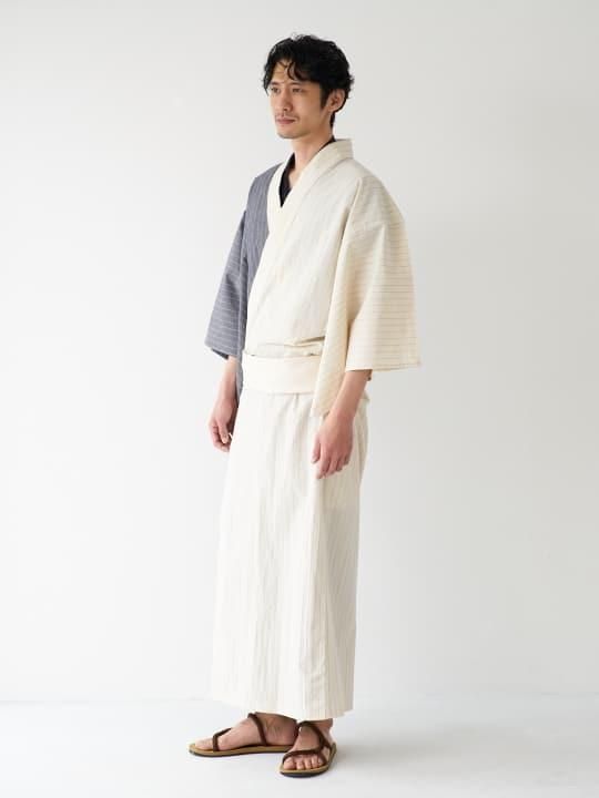 【予約商品】和ROBE / MULTI-COLOR YUKATA / STRIPE photo