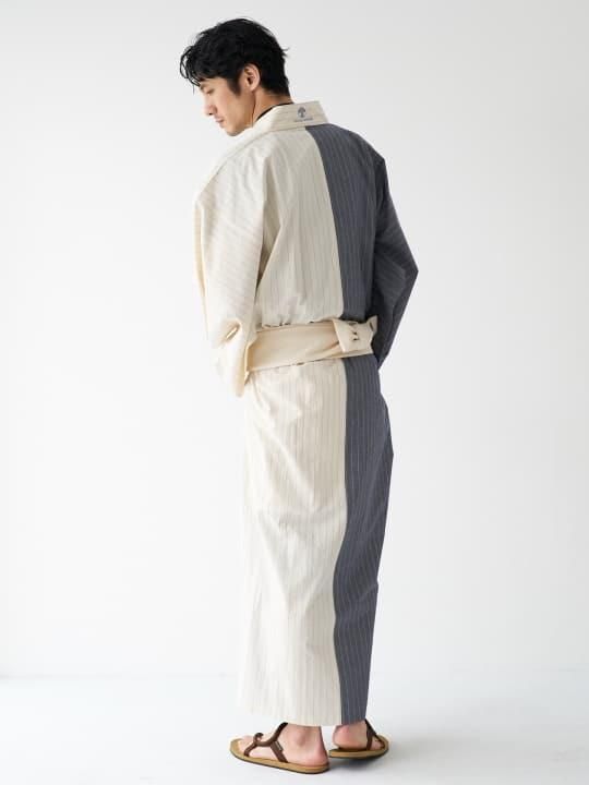 【予約商品】和ROBE / MULTI-COLOR YUKATA / STRIPE photo