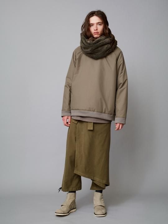TROVE / WARM LOOP MUFFLER / BROWNxOLIVE photo