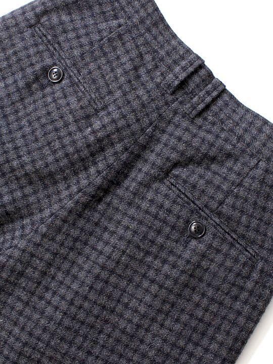TROVE / RUUTUKA WIDE PANTS / CHARCOAL photo