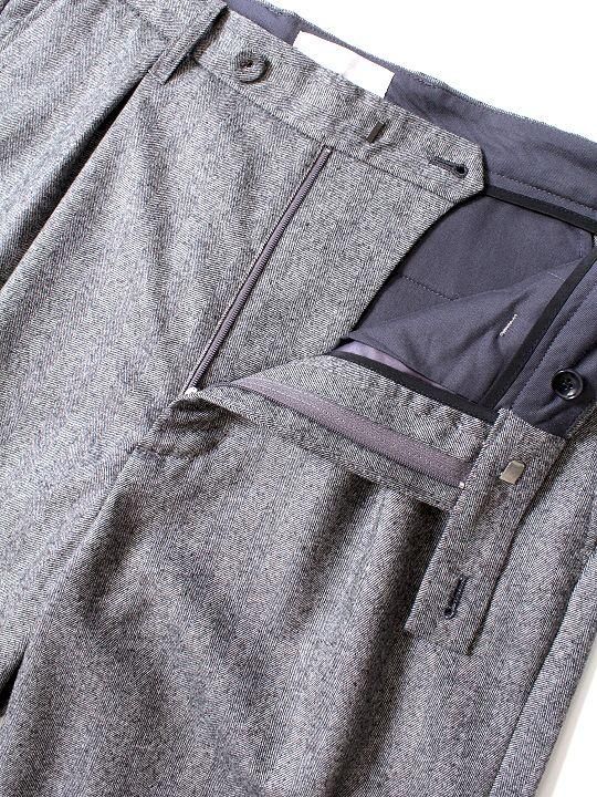 TROVE / RUOHO PANTS / GRAY HERRINGBONE photo