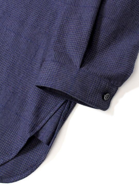 TROVE / UNI WIDE CHECK SHIRT / NAVY photo