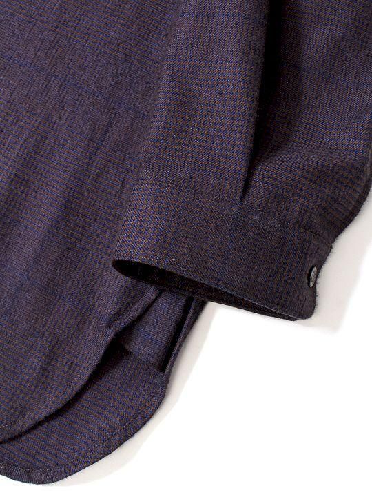 TROVE / UNI WIDE CHECK SHIRT / BROWN photo