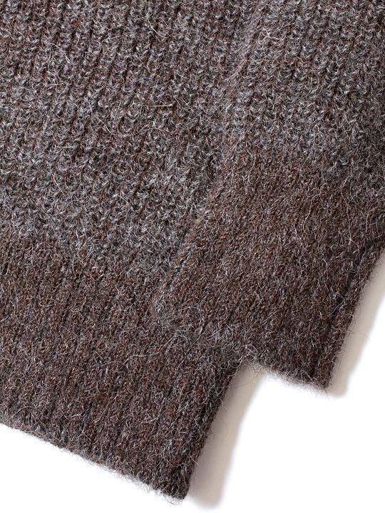 TROVE / MIX TURTLE KNIT / BROWN photo