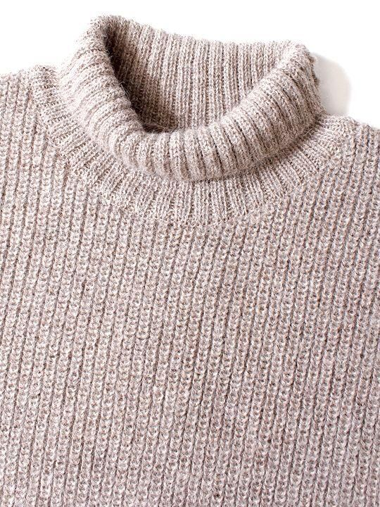 TROVE / MIX TURTLE KNIT / BEIGE photo
